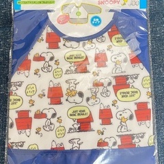 お食事エプロン　3種　4枚セット　（スヌーピー2種、動物1種）新品未開封の画像