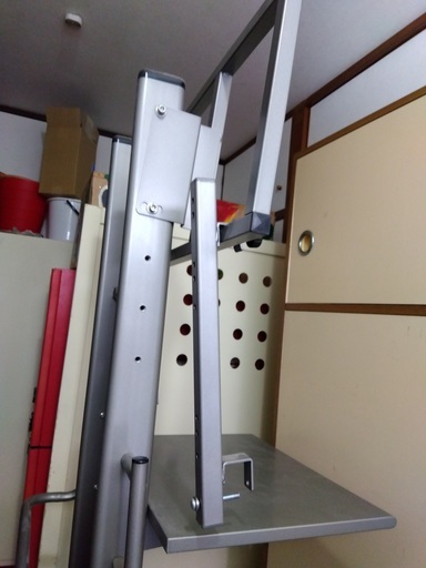 【引取限定】ハヤミ工産PH-845 モニターディスプレイスタンド　キャスター付 テレビ会議に最適！格安4,000円（中古：美品）ハヤミ工産移動式