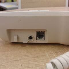 シャープ 電話機 子機1台 ホワイト系 SHARP JD-G32CL コードレス コンパクト ヤケあり 札幌 手稲の画像