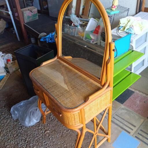 藤ラタン製ドレッサー