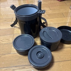 象印 HOT STYLE 保温弁当箱 黒の画像
