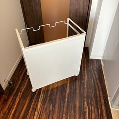 【山崎実業】目隠し分別ダストワゴン