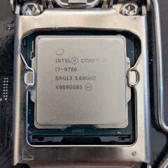 (CPUクーラー有)Intel Core i7-9700とASrock B365M Pro4の画像