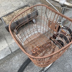 SALE 30％』 ママチャリ 26インチ ライト カゴ 付き 茶色 配達可能