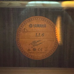 YAMAHA LL6 ARE アコースティックギター　セミハードケース付きの画像