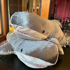 サメのぬいぐるみの画像