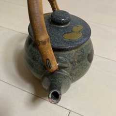 昭和レトロ焼物急須の画像