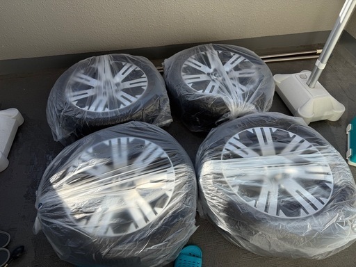 デリカd5 純正ホイールタイヤ　4本セット