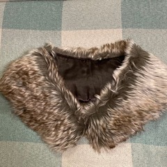 フェイクファー　マフラー　つけ襟　中古