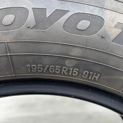 中古サマータイヤ　１９５／６５Ｒ１５