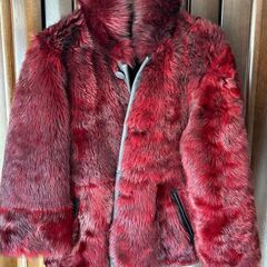 リバーシブルムートンハーフコートの画像