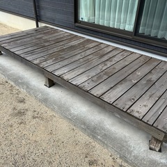 廃材木、廃ウッドデッキ