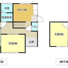 各務原市　現状渡し　駐車場1台付き！　広めの戸建て賃貸！　大型犬・猫・多頭飼育可！ - 不動産