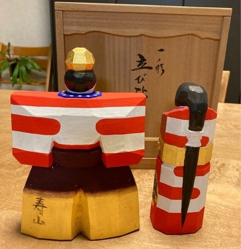 【限定販売】 みちのく超長い木製こけし 撓ん 約73cm 工芸品