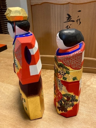 奈良一刀彫り　ひな人形　橋本寿山先生の作品 奈良一刀彫りひな人形橋本寿山先生の作品 (ちょこぱん) 新大宮の