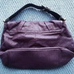‪💚MARC BY MARCJACOBS☆本革ショルダーバッグ☆パープルの画像