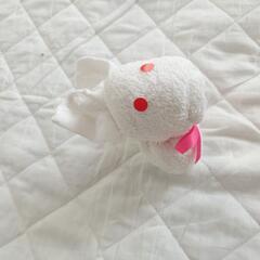タオルで作ったうさぎ