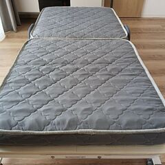 譲渡先決まりました  未使用折りたたみベッドの画像
