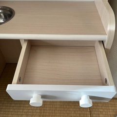 美品★子ども おもちゃ おままごと キッチン 台所 木製の画像