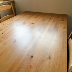 イケア IKEA ダイニングテーブル＆チェア4脚の画像