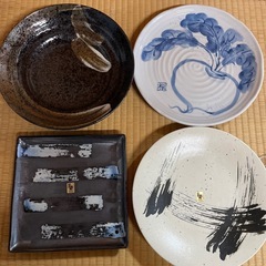 【未使用】大皿　まとめて　民芸陶器　生活雑貨　食器