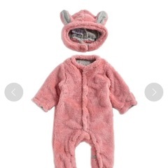 80cm うさぎカバーオールの画像