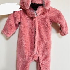 80cm うさぎカバーオールの画像