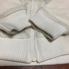 ポンポネット　フード付きジッパーパーカー120cmの画像