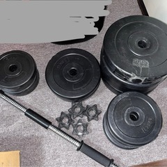 【終了】ダンベル　計34kg　