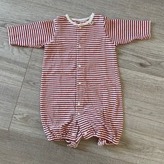 【3枚セット】ベビー服　50〜60cm 花柄・しましま・さくらんぼの画像