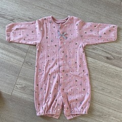 【3枚セット】ベビー服　50〜60cm 花柄・しましま・さくらんぼの画像