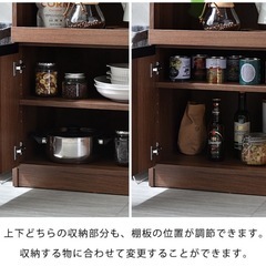 キッチン収納棚の画像