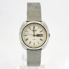 動作品 CITIZEN 自動巻き腕時計 F 4-700511 TA ホワイトダイヤル 21石 3針 デイデイト レディース 札幌市 清田区 平岡の画像