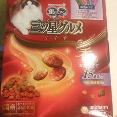 猫の餌 ドライフード 新品未開封 ユニ・チャ－ム銀のスプーン三ツ...