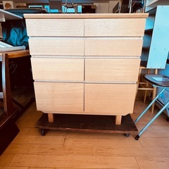 【お洒落な収納家具】JH0217 リビングチェスト　タンス　チェ...