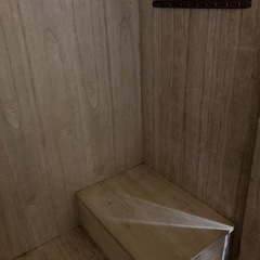 【値下げ】木製ブラウンタンス 引き出し2つ付きの画像