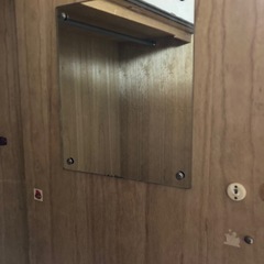 【値下げ】木製ブラウンタンス 引き出し2つ付きの画像