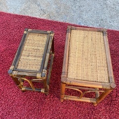 No.r285 籐小物置き×2の画像
