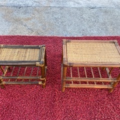 No.r285 籐小物置き×2の画像