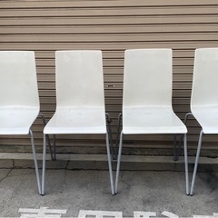 A291◆お持ち帰り特価◆カフェテーブル70cm角 オリバー椅子4脚 セットの画像