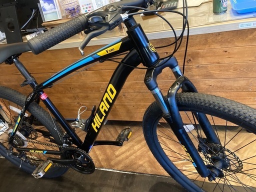 【チェーン新品！ディスクブレーキ】フロントサスペンション付き　3×7速 27.5インチMTB マットブラック