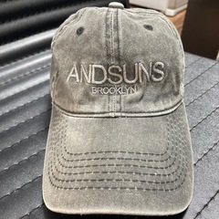 and sounsウォッシュ加工キャップ