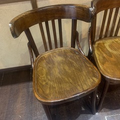 木製カフェチェア(1脚500円×3脚)お好きな数お譲りしますの画像