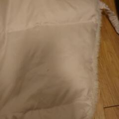 赤ちゃん防寒ケープ　犬印本舗　luna esse 抱っこ紐　ベビーカー　もこもこの画像