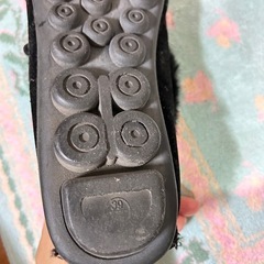 フェイクファー靴の画像
