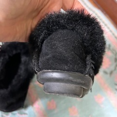 フェイクファー靴の画像