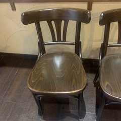 木製カフェチェア(1脚500円)お好きな数お譲りしますの画像