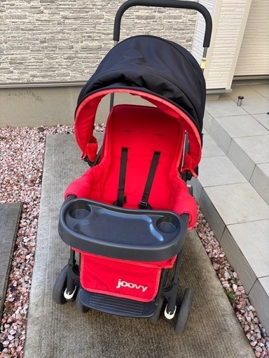 joovy 赤いベビーカー （二人乗りベビーカー）