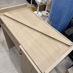 サイドシェルフ付きデスク カウンターテーブル　の画像