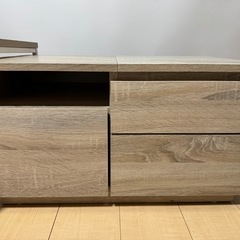鏡付き  ローテーブル セットの画像